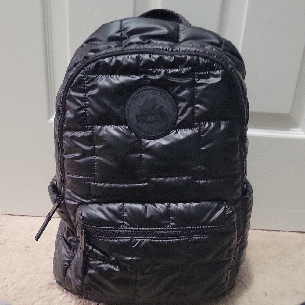 Pajar Black Quilted Backpack